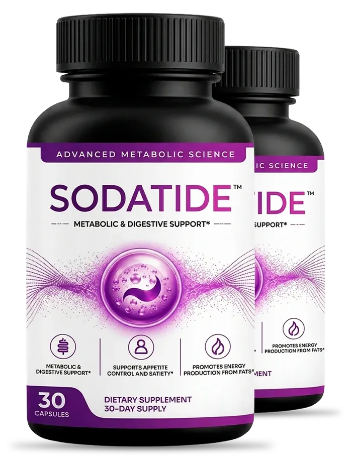 Two bottles of Sodatide, 30 capsules each