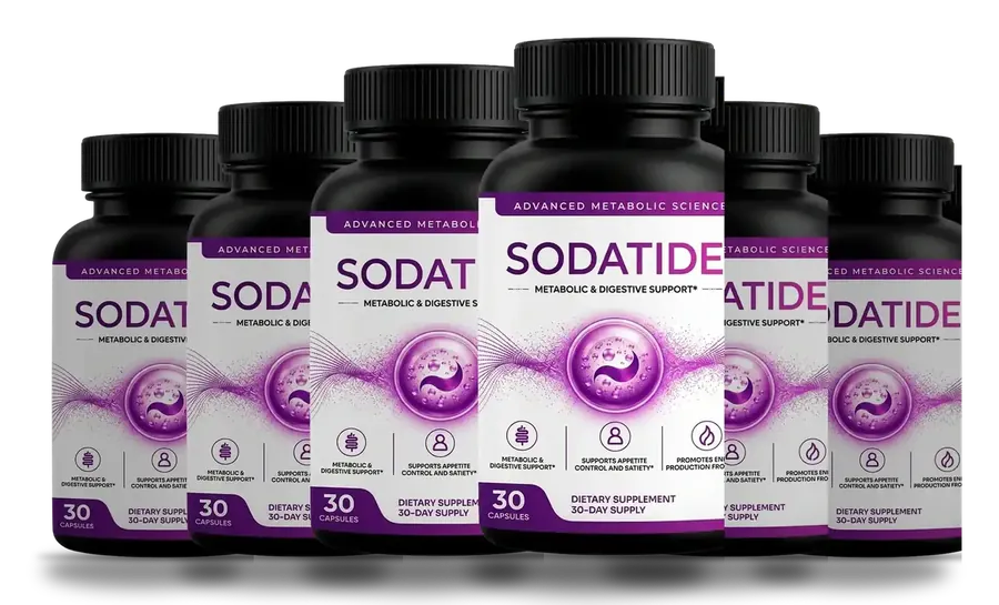 Six bottles of Sodatide